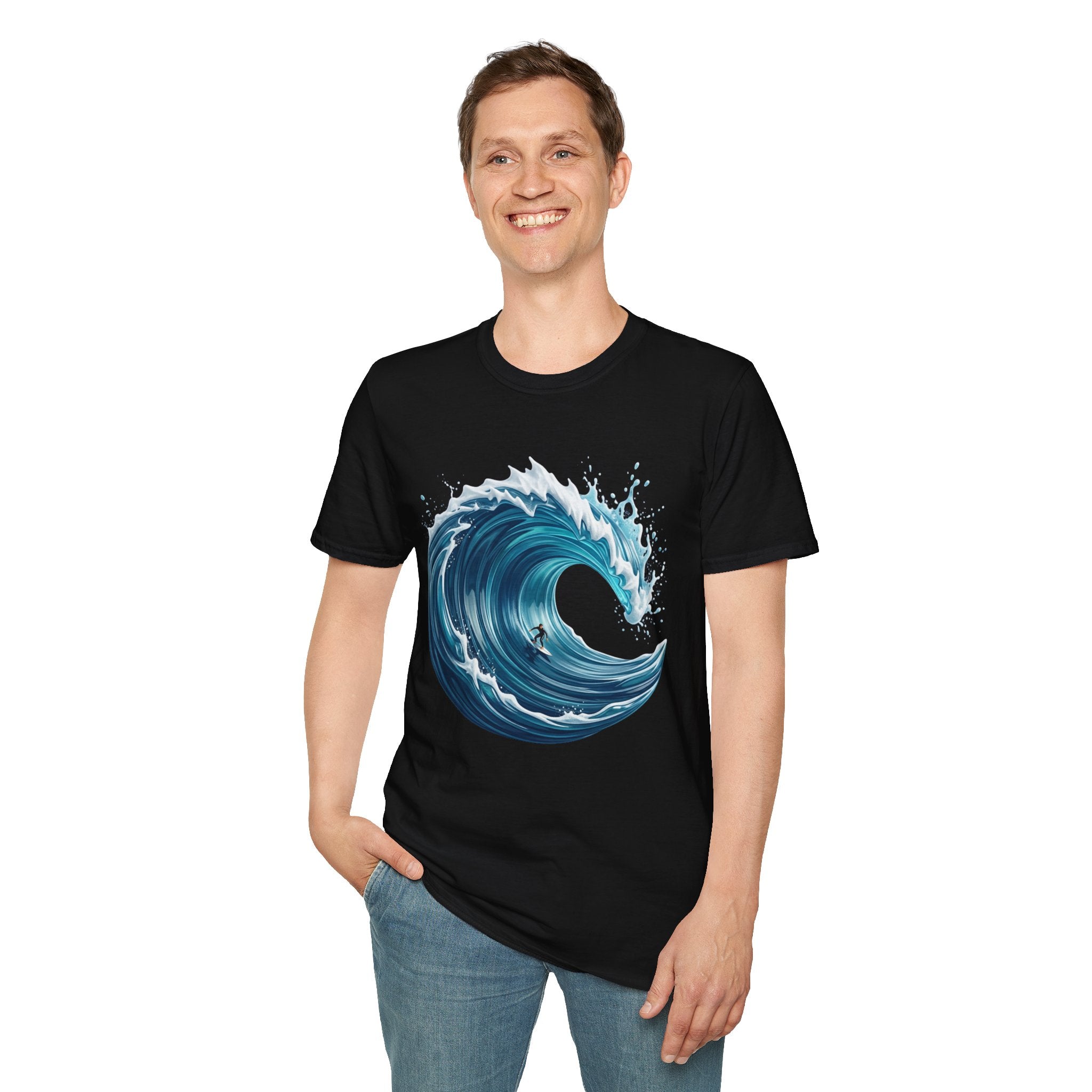 Ocean Wave T-Shirt — Coastal Surf Graphic Tee