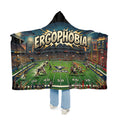 Ergophobia Football Stadium Hooded Snuggle Blanket