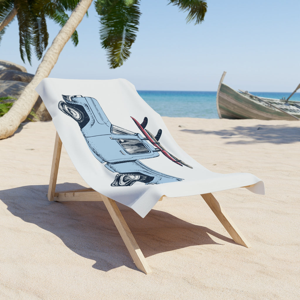 Classic Surf Truck Beach Towel