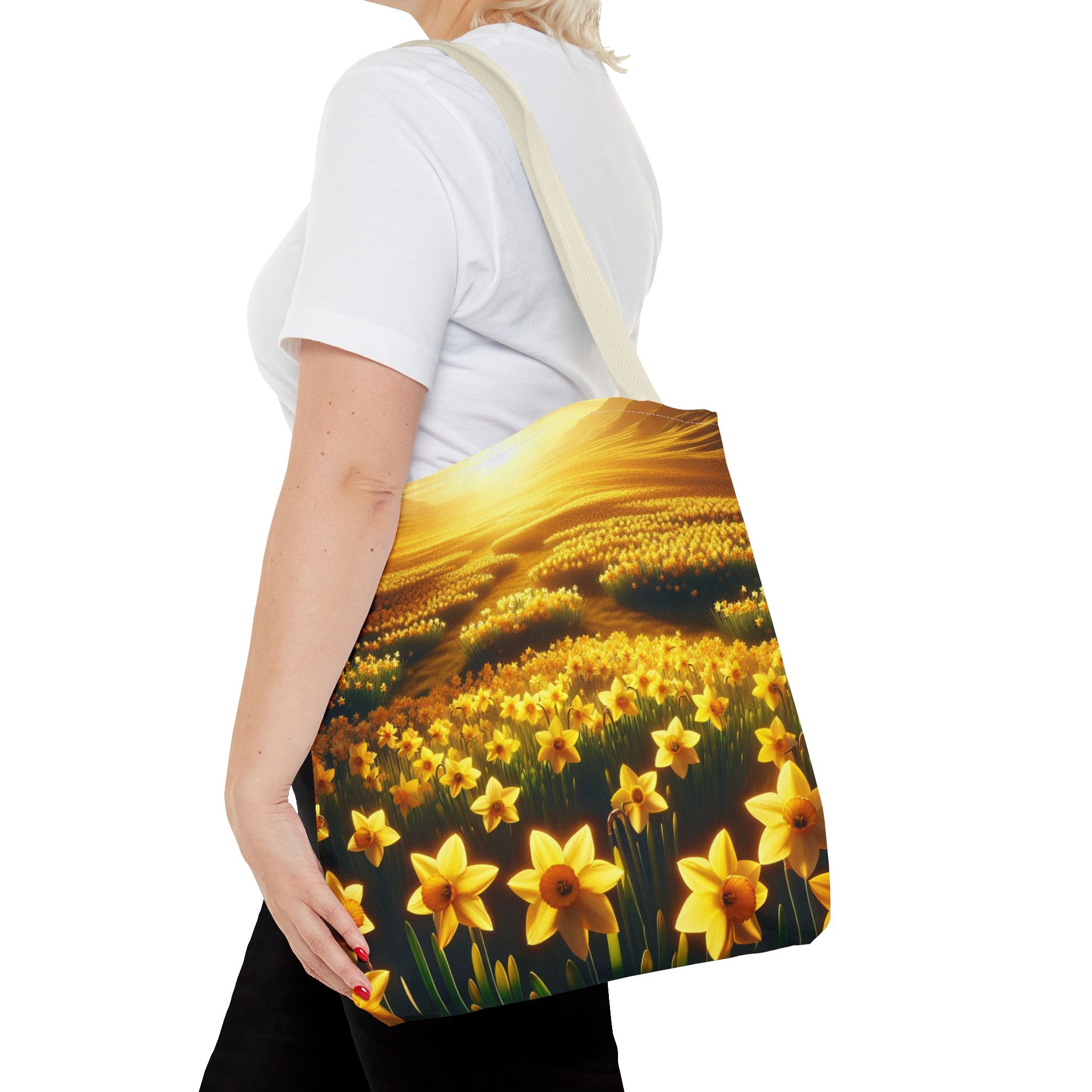 Sea of Daffodils Tote Bag (AOP)