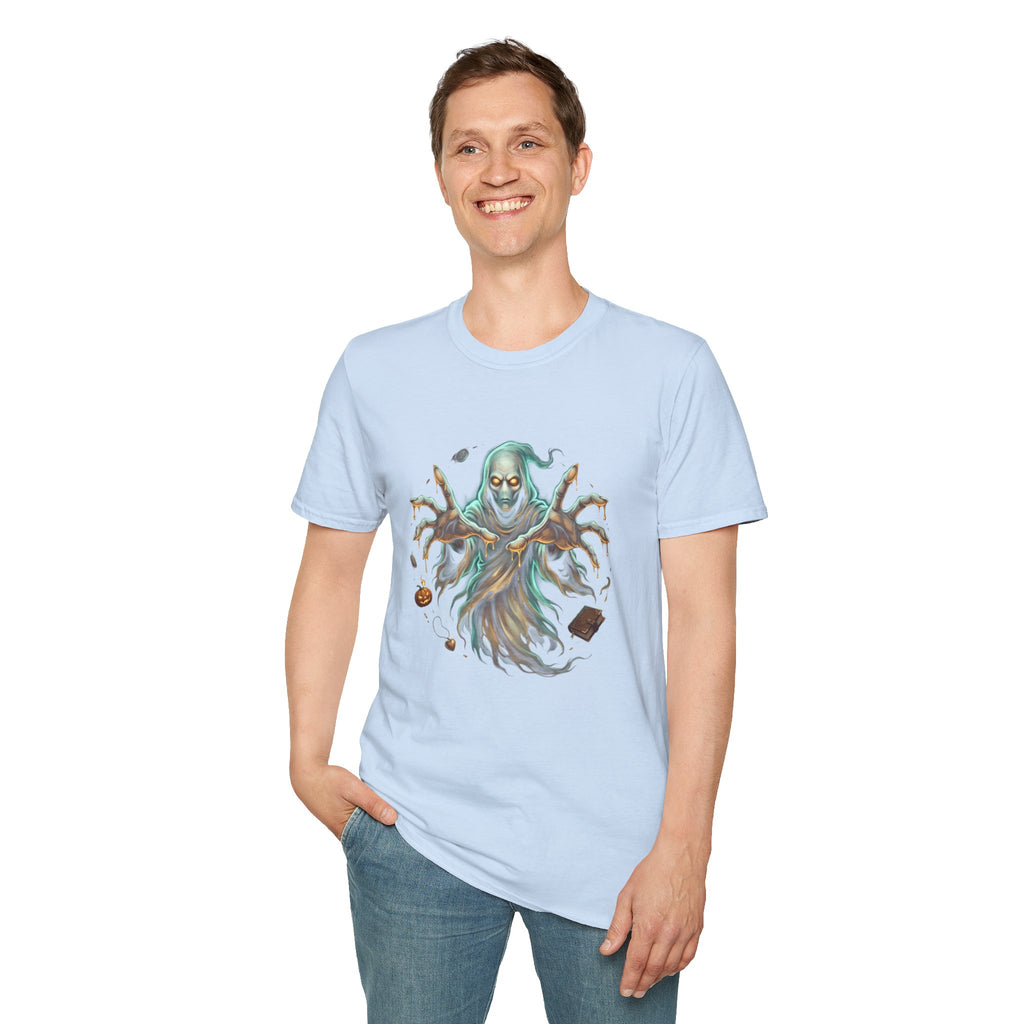 Hooded Specter Halloween Unisex Softstyle T-Shirt