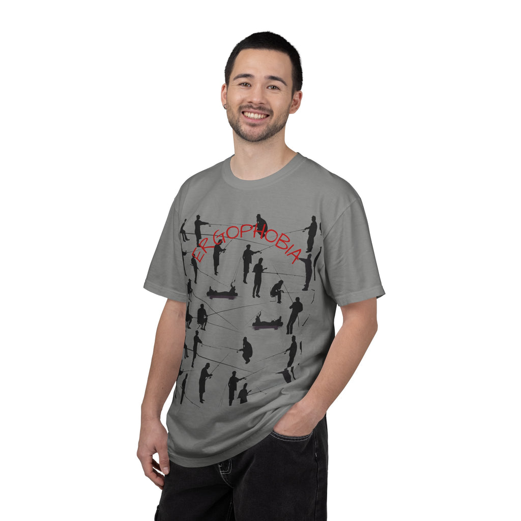 Different Styles of Fishing Garment-Dyed T-Shirt