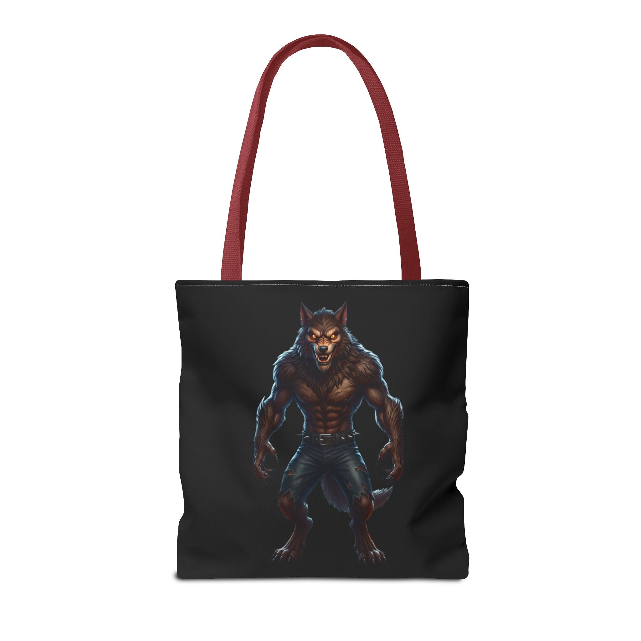 Werewolf Tote Bag — Dark Fantasy Creature Shopper