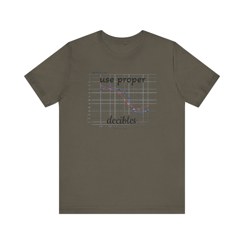 DECIBEL METER Jersey Short Sleeve Tee