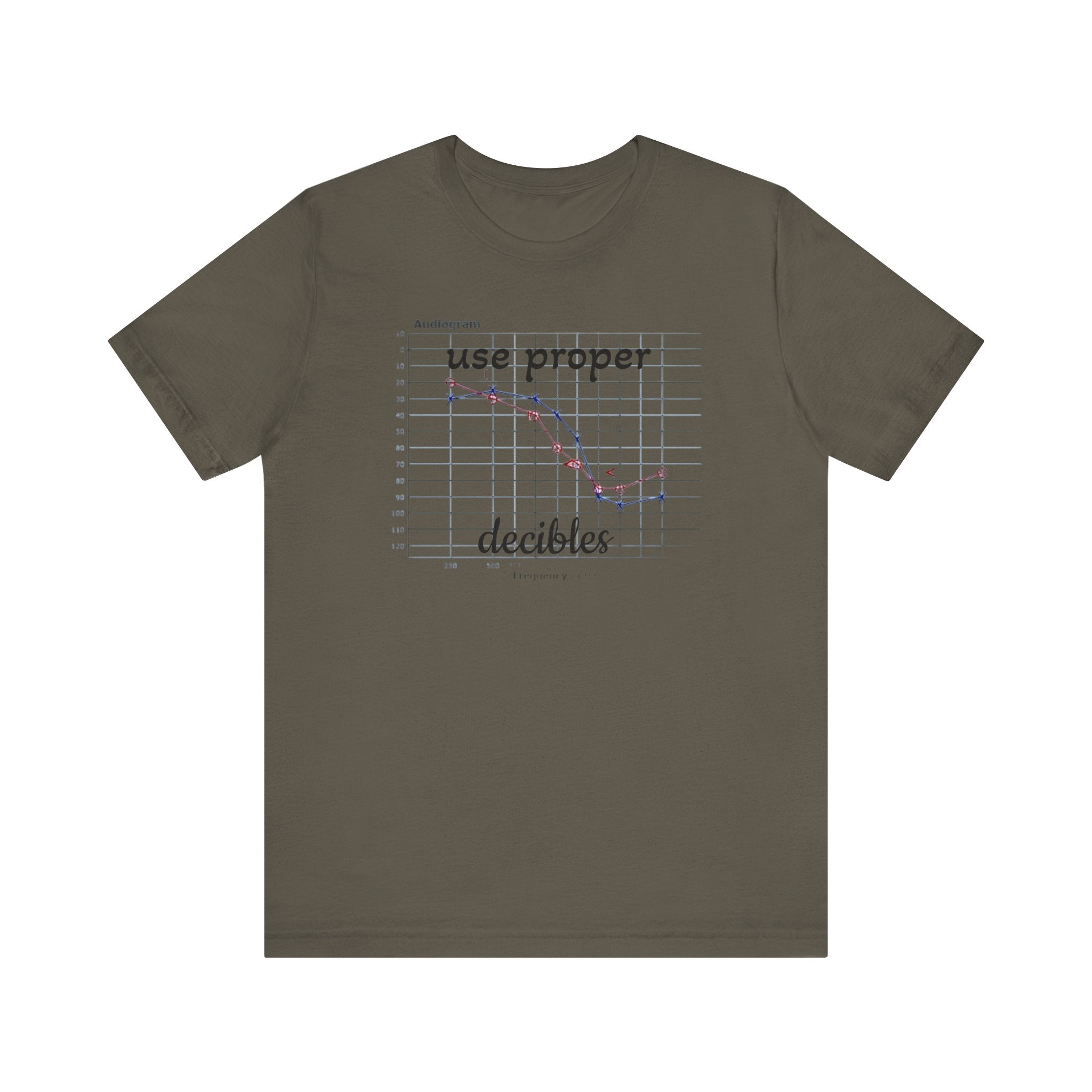 DECIBEL METER Jersey Short Sleeve Tee