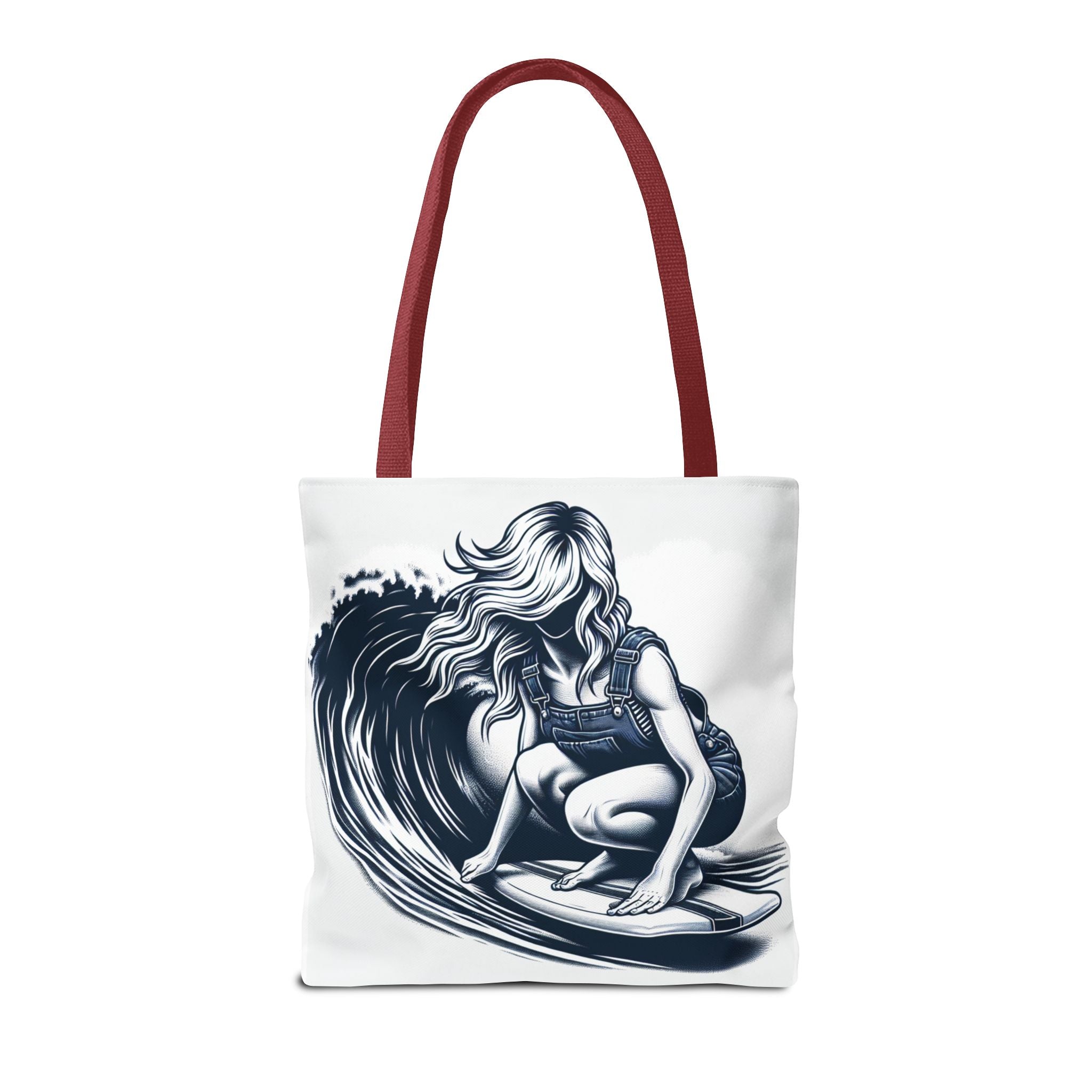 Female Surfer Tote Bag (AOP)