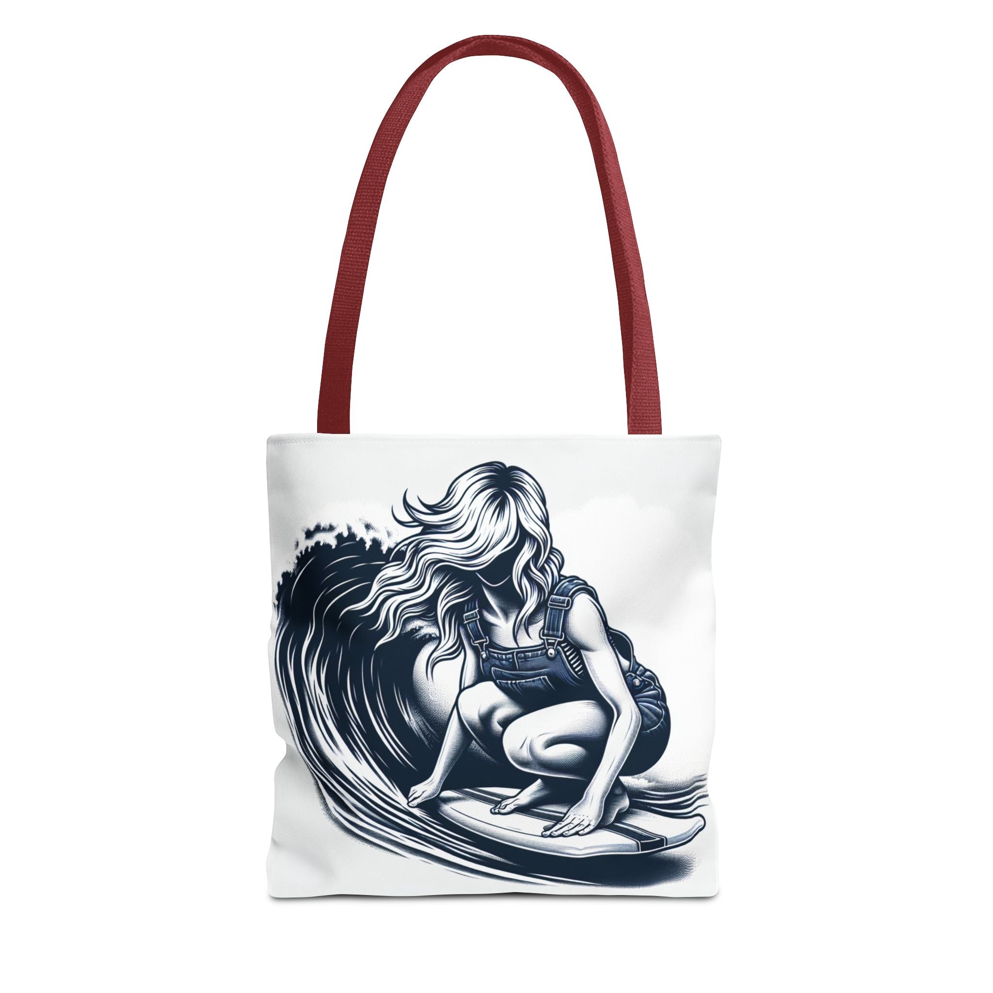 Female Surfer Tote Bag (AOP)