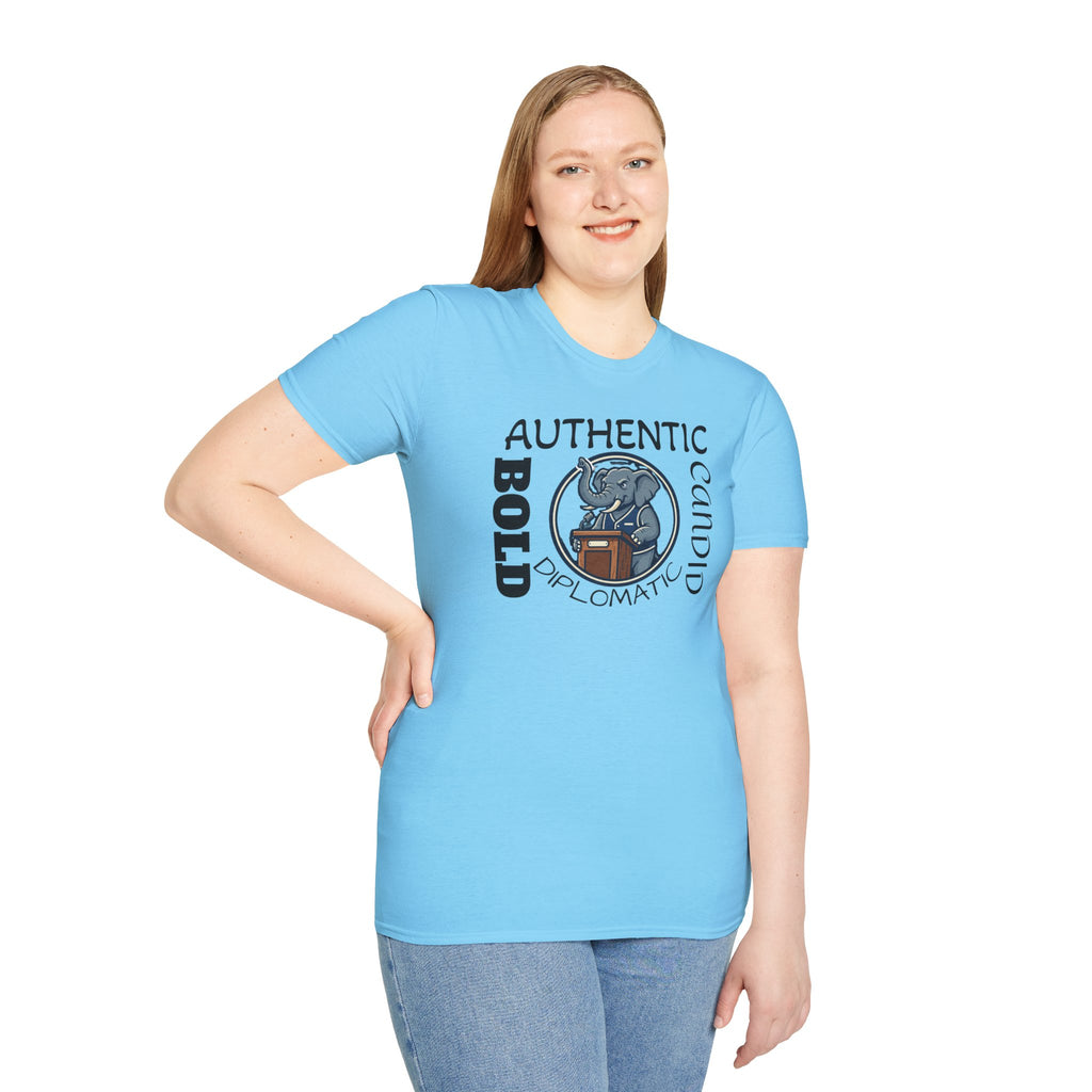 TALKING ELEPHANT Unisex Soft style T-Shirt