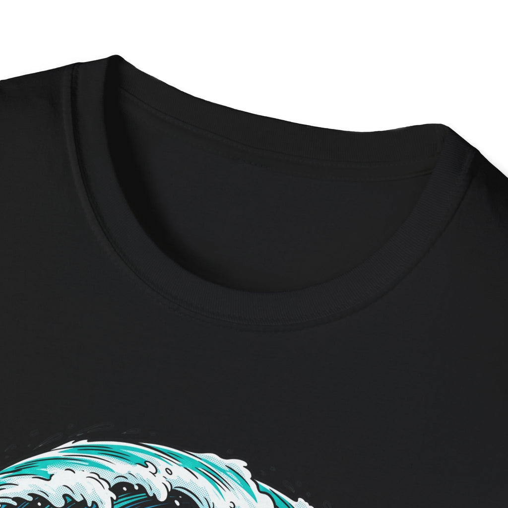 Santa’s Surf Christmas T-Shirt – Tropical Holiday Gift