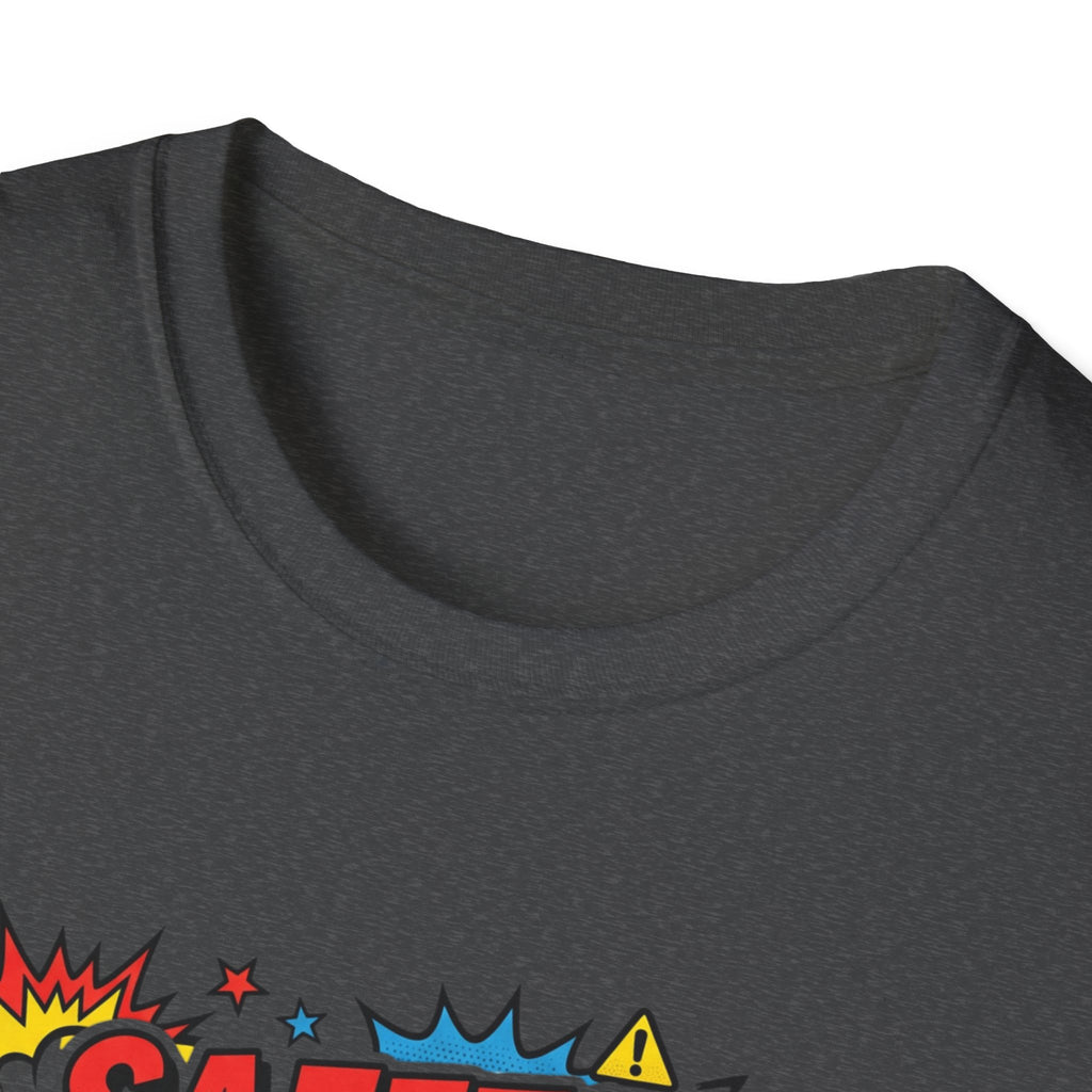 Funny Graphic T-Shirt — “Safety Regulations, Terms and Conditions (Same Thing)” Pop Art Tee