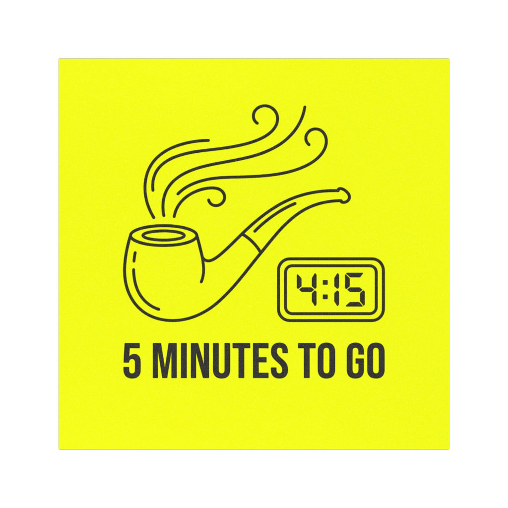5 minutes to go Car Magnets
