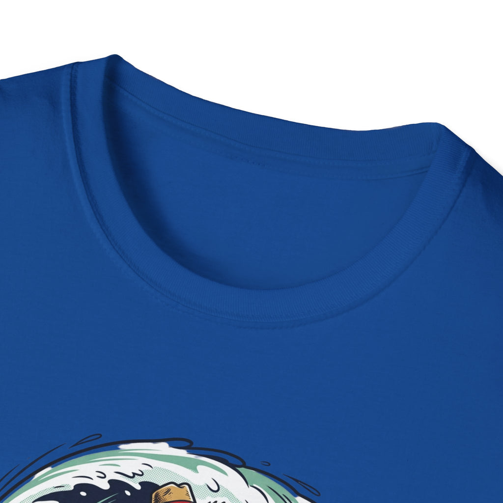 Redneck Santa T-Shirt — Surfing Santa Holiday Graphic Tee