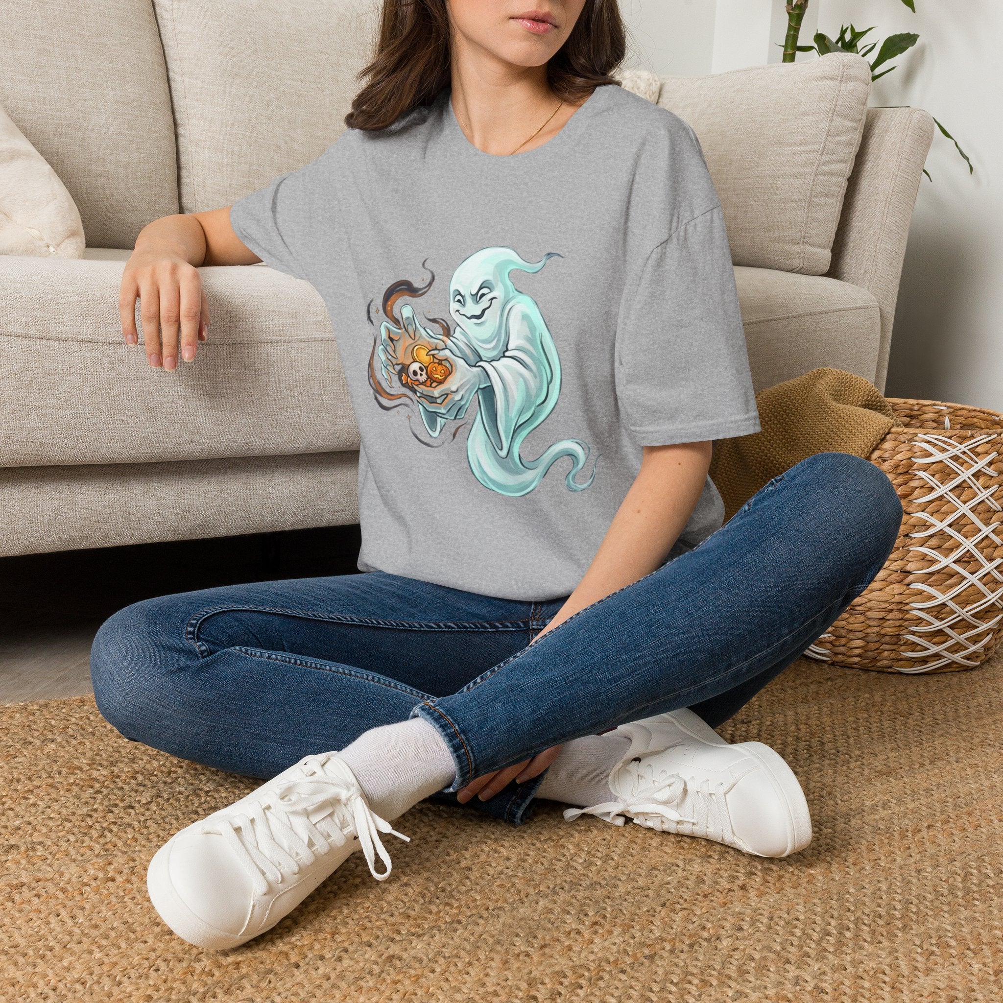 Ghost Portal Halloween Unisex Softstyle T-Shirt