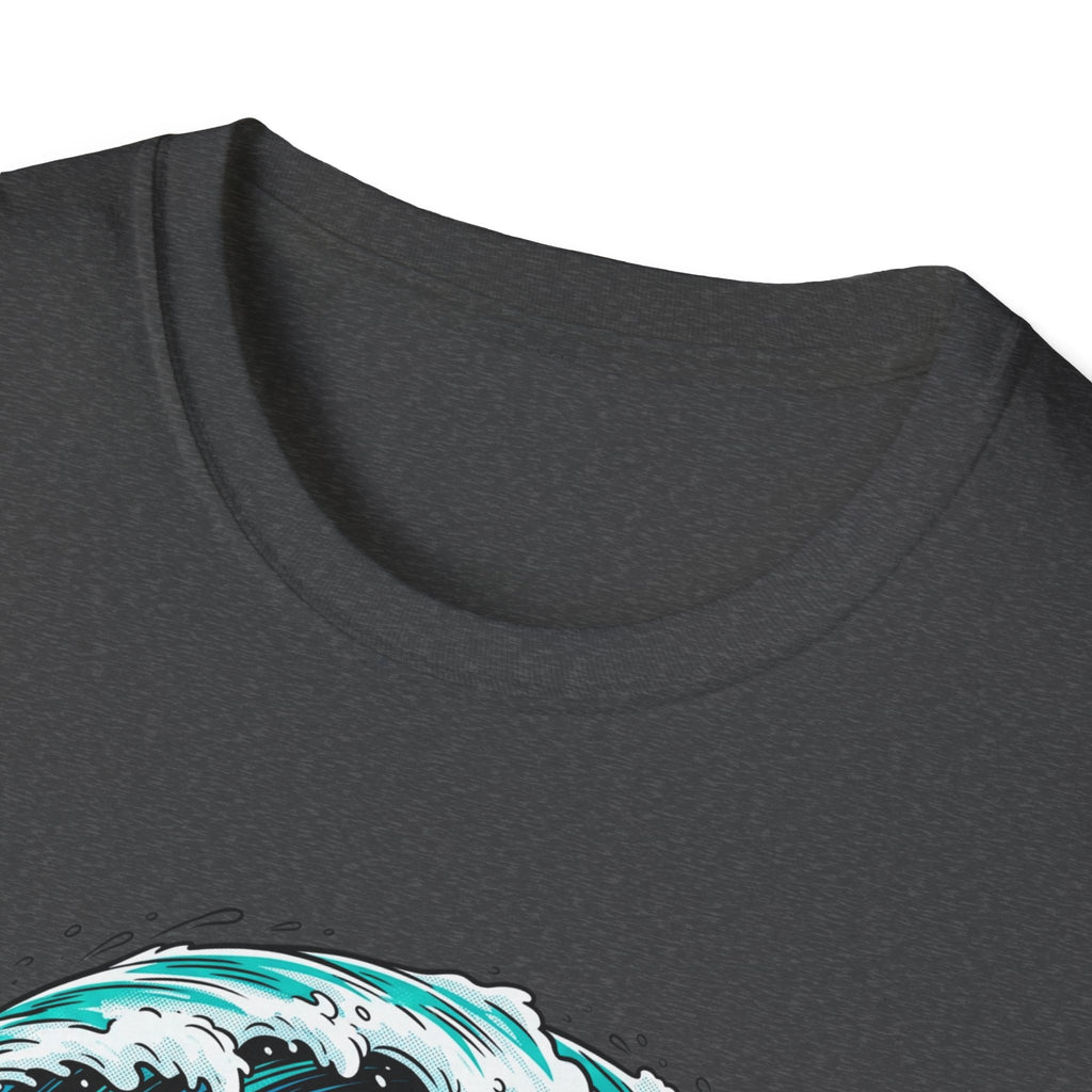 Santa’s Surf Christmas T-Shirt – Tropical Holiday Gift