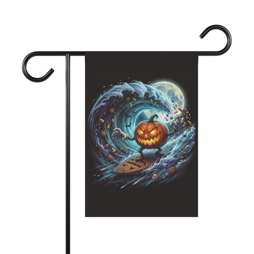 SURFING PUMPKIN Garden & House Banner