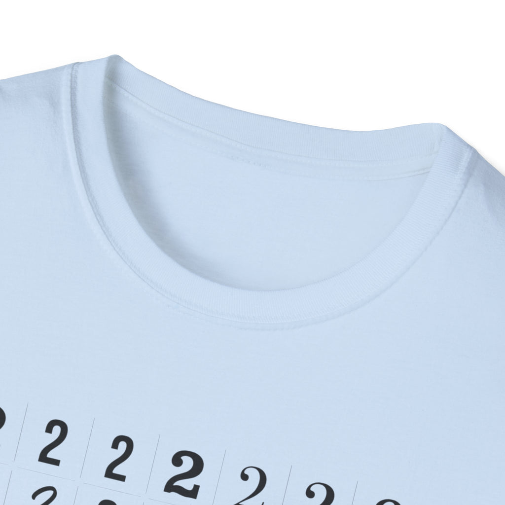 Running Number 2 Funny Bathroom Humor Graphic Unisex T-Shirt