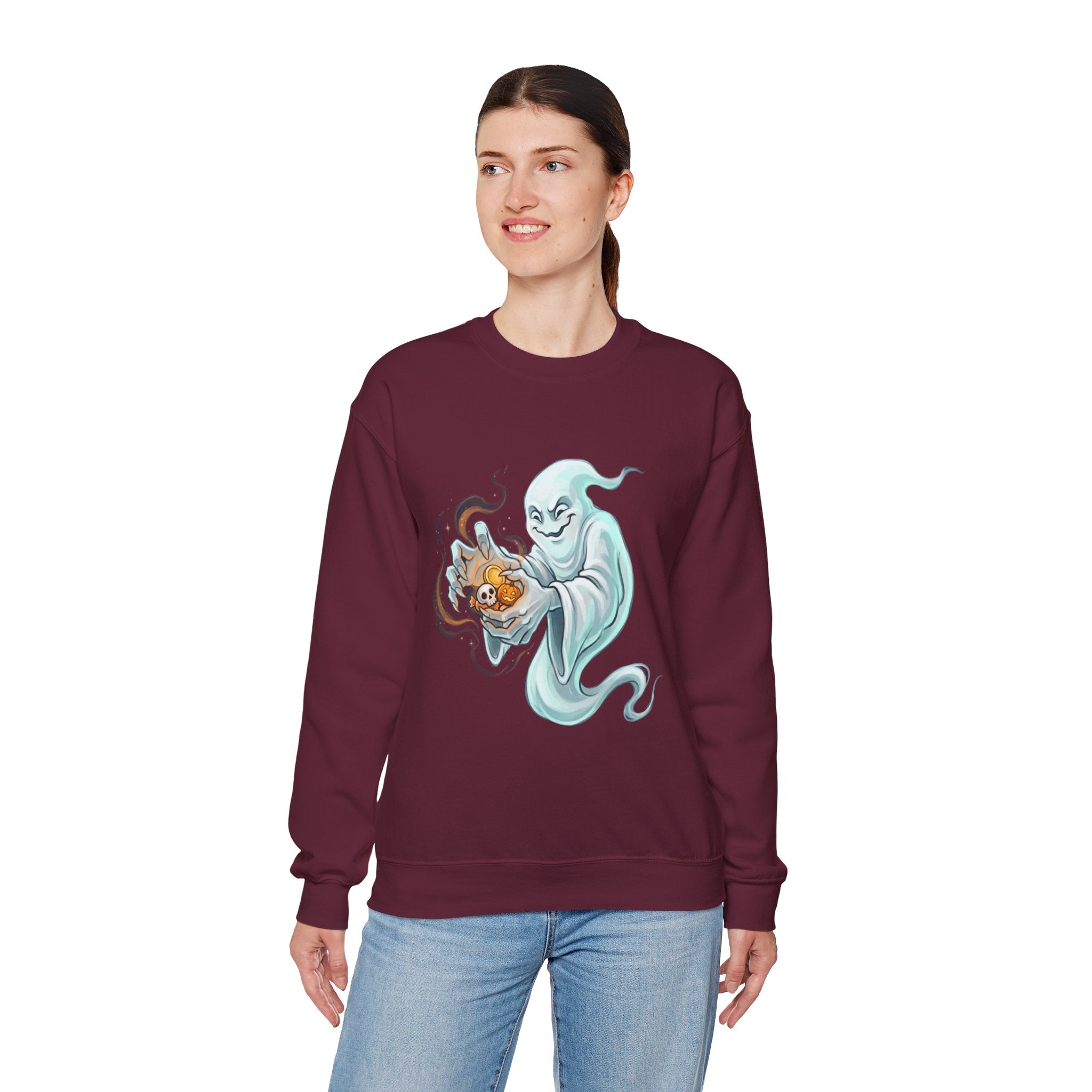 Ghost Portal Halloween Unisex Heavy Blend Crewneck Sweatshirt