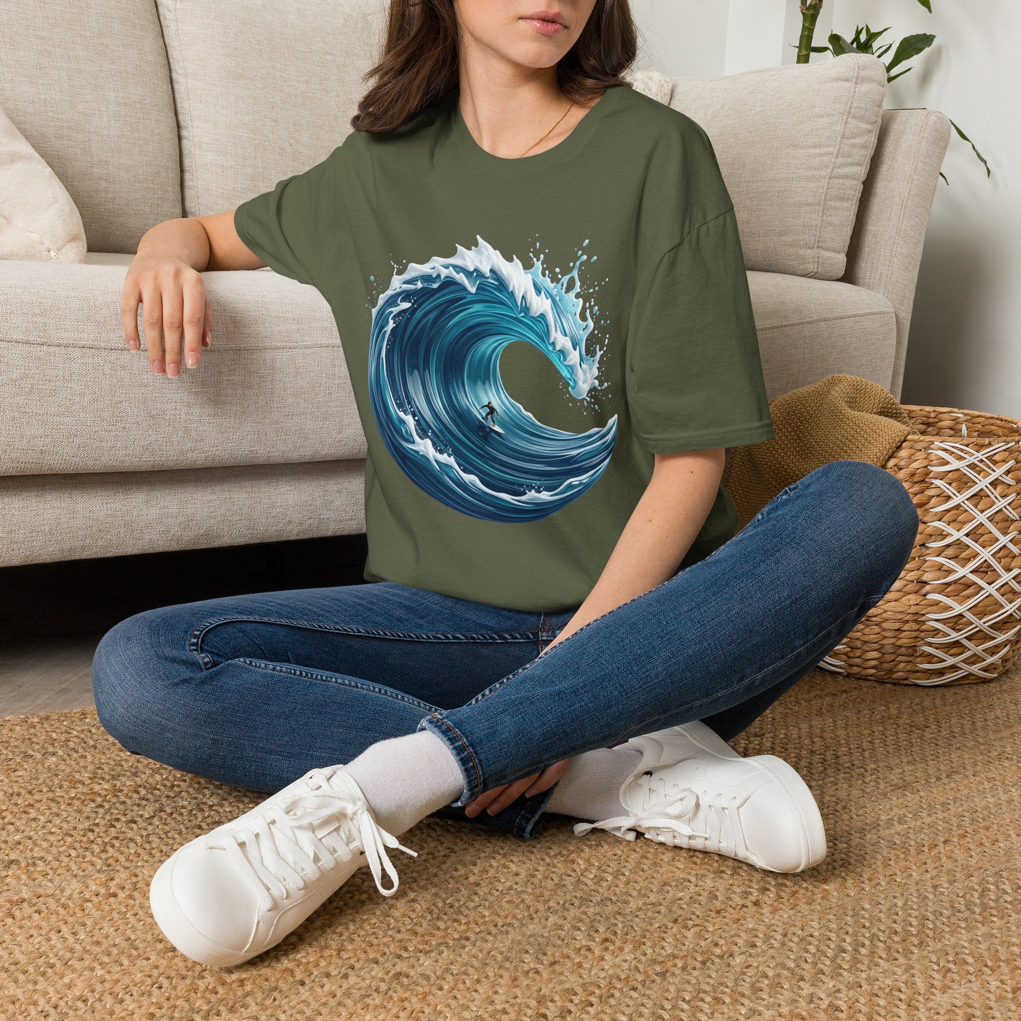 Ocean Wave T-Shirt — Coastal Surf Graphic Tee