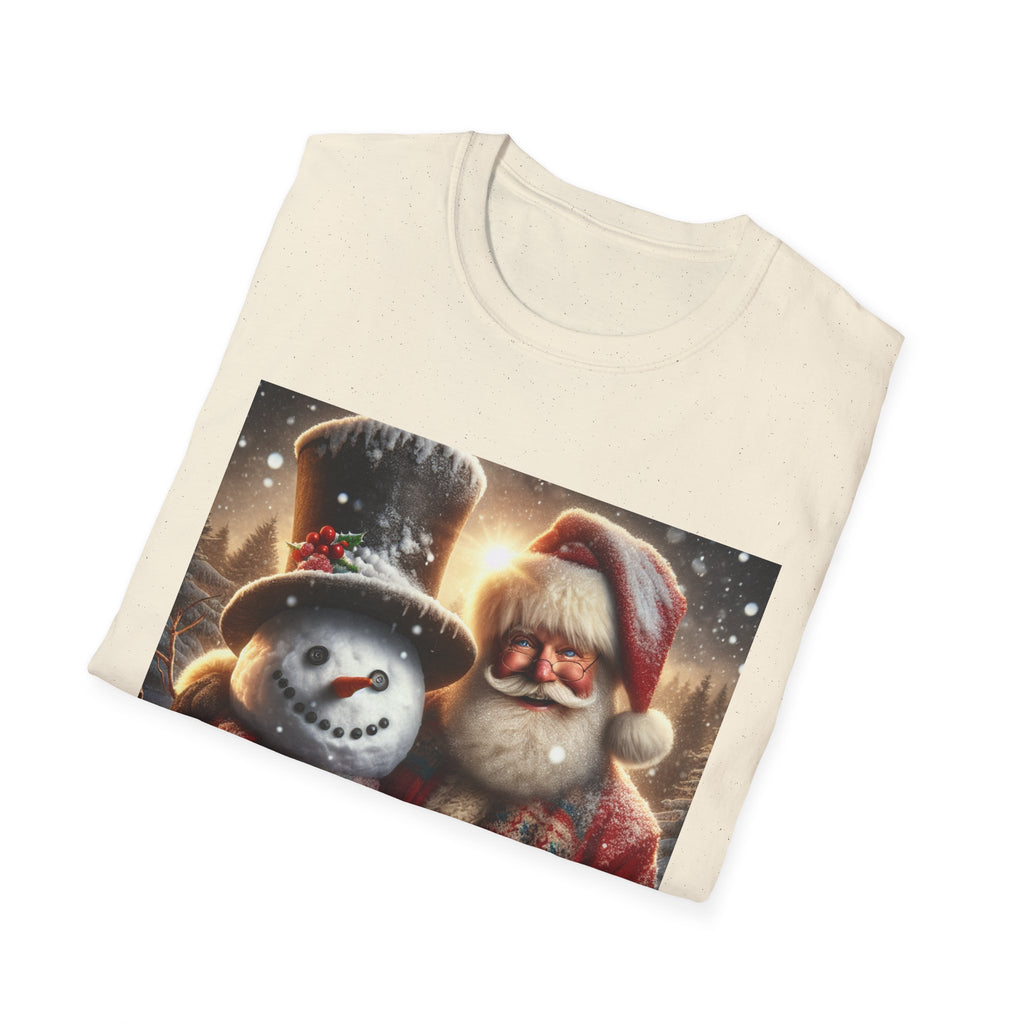Christmas Santa & Snowman T-Shirt