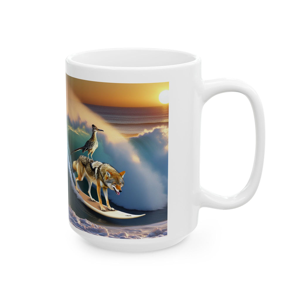 Roadrunner and Coyote Coffee Mug (11oz, 15oz)
