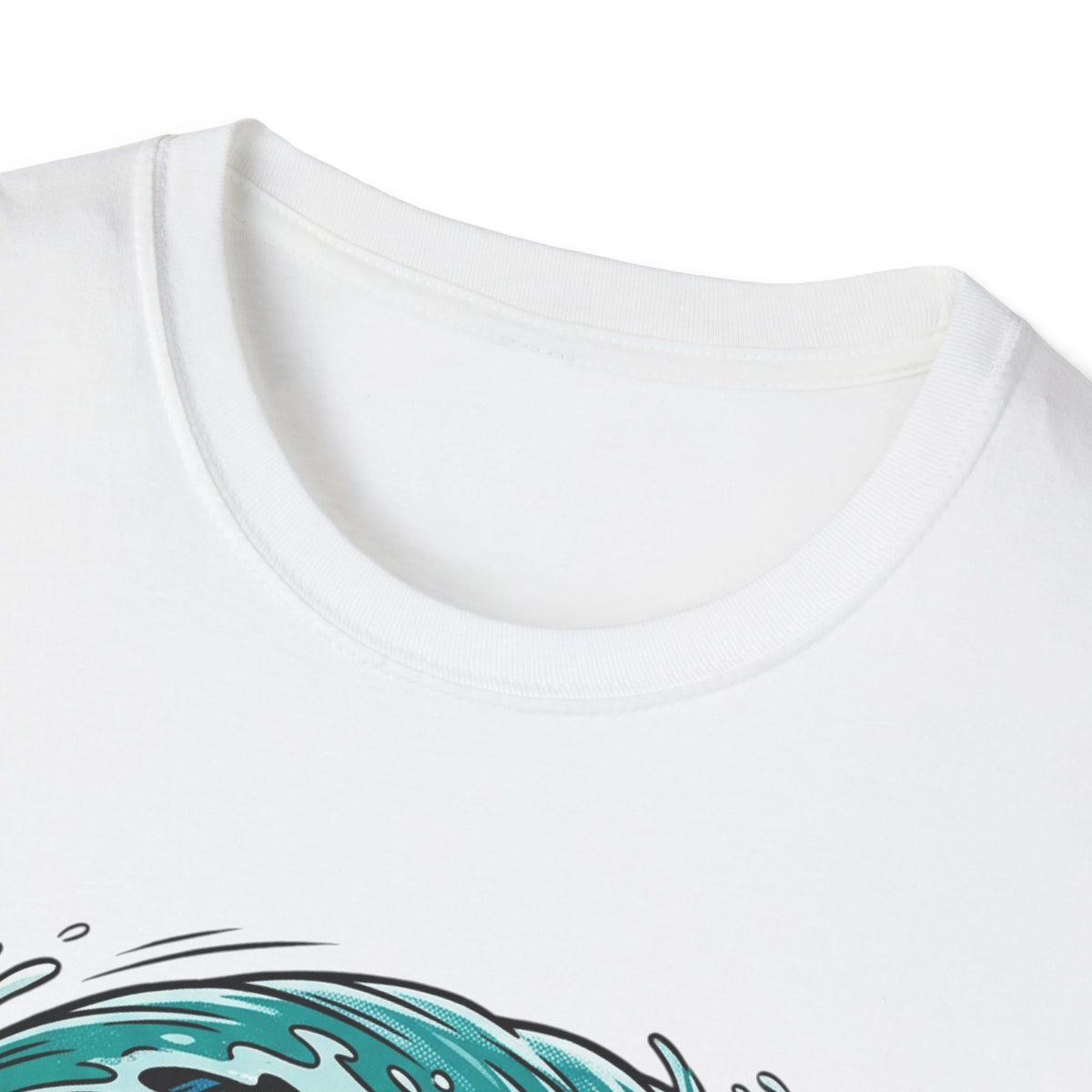 Surfing Santa T-Shirt — Christmas Beach Holiday Tee