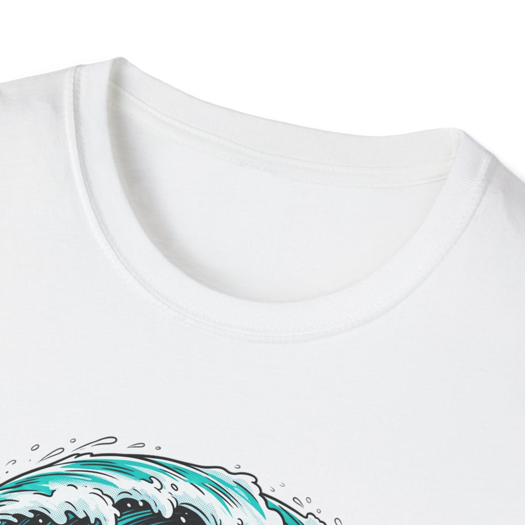 Santa’s Surf Christmas T-Shirt – Tropical Holiday Gift