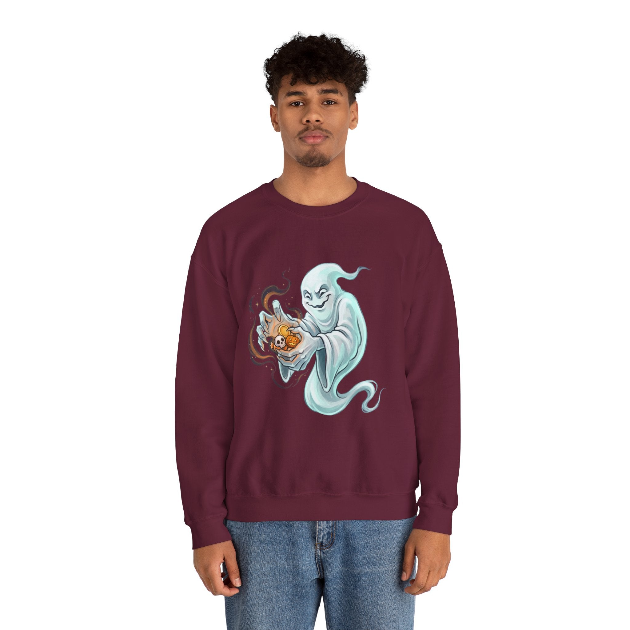 Ghost Portal Halloween Unisex Heavy Blend Crewneck Sweatshirt