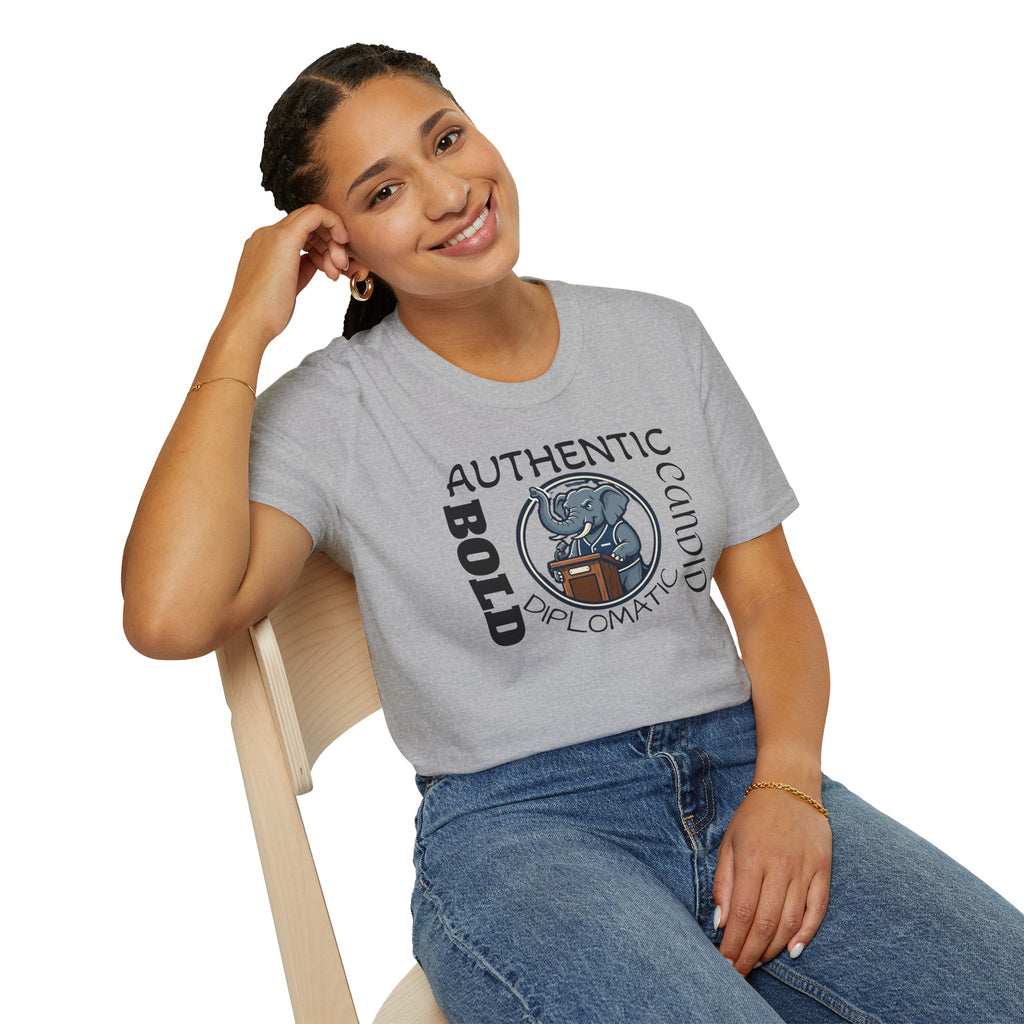 TALKING ELEPHANT Unisex Soft style T-Shirt