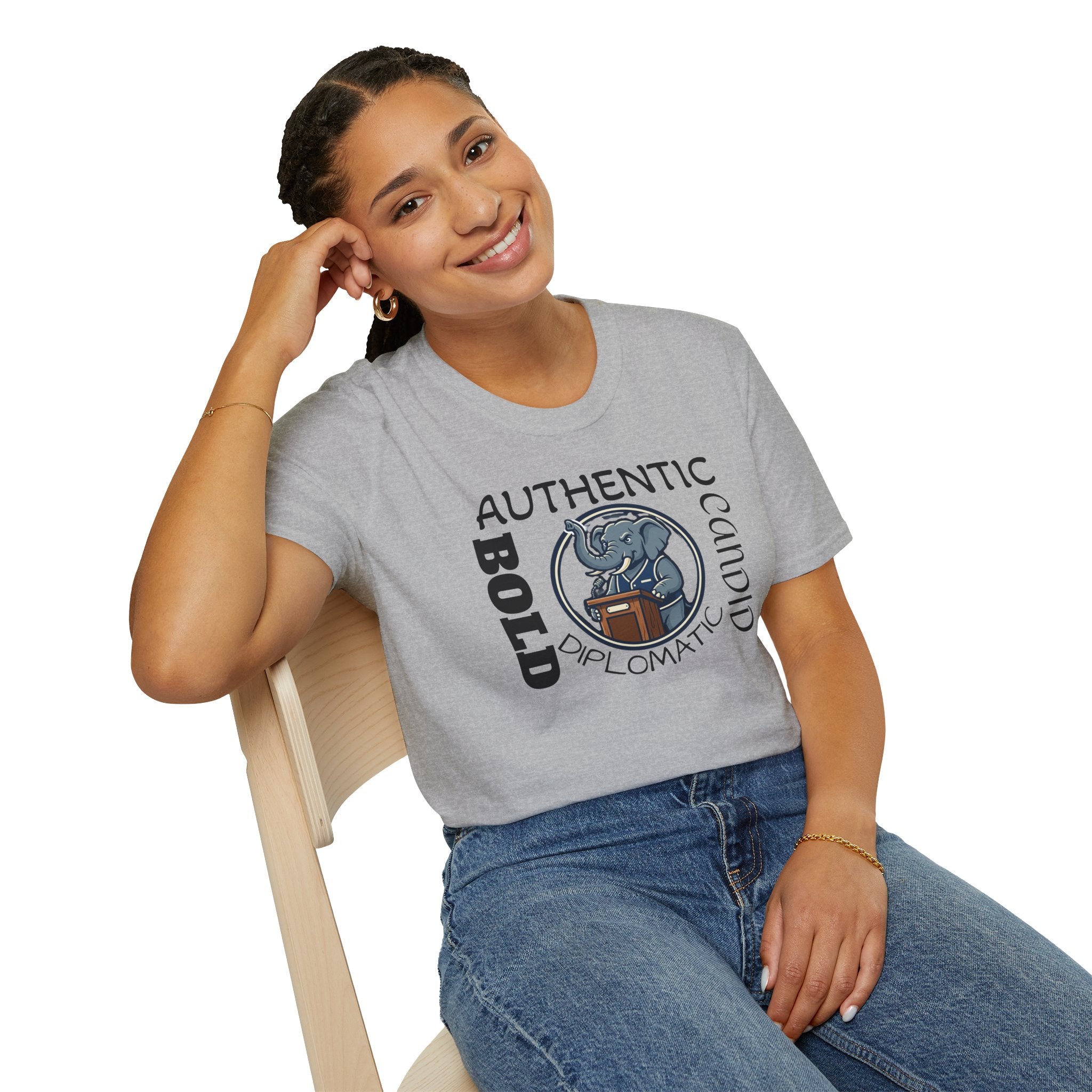 TALKING ELEPHANT Unisex Soft style T-Shirt