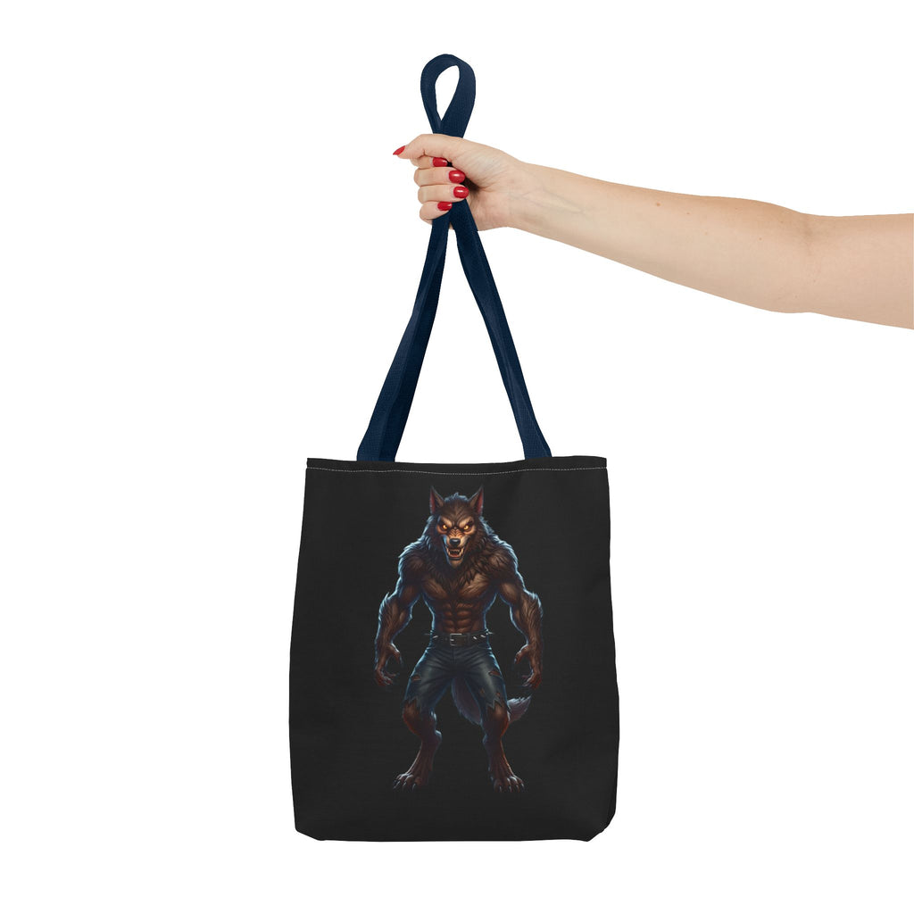 Werewolf Tote Bag — Dark Fantasy Creature Shopper