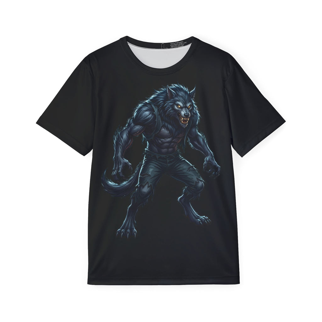 Werewolf Graphic Jersey — Men's Dark Fantasy Sports Tee
