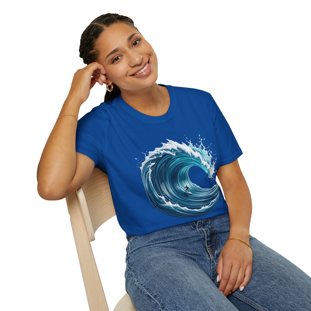 Ocean Wave T-Shirt — Coastal Surf Graphic Tee