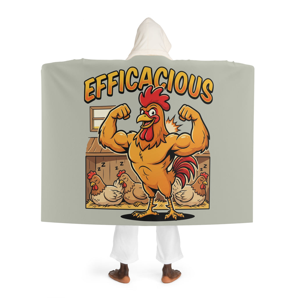 Hooded Sherpa Fleece Blanket