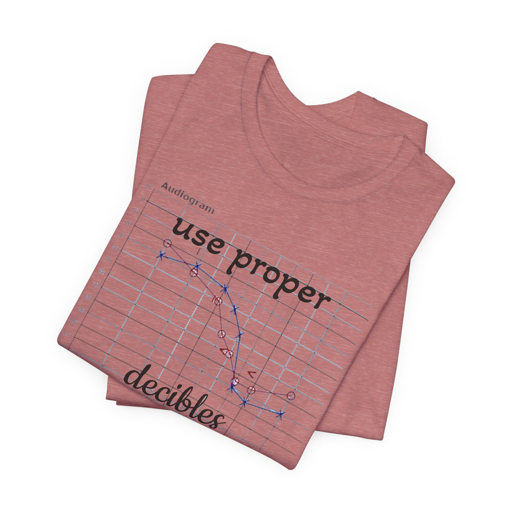 DECIBEL METER Jersey Short Sleeve Tee