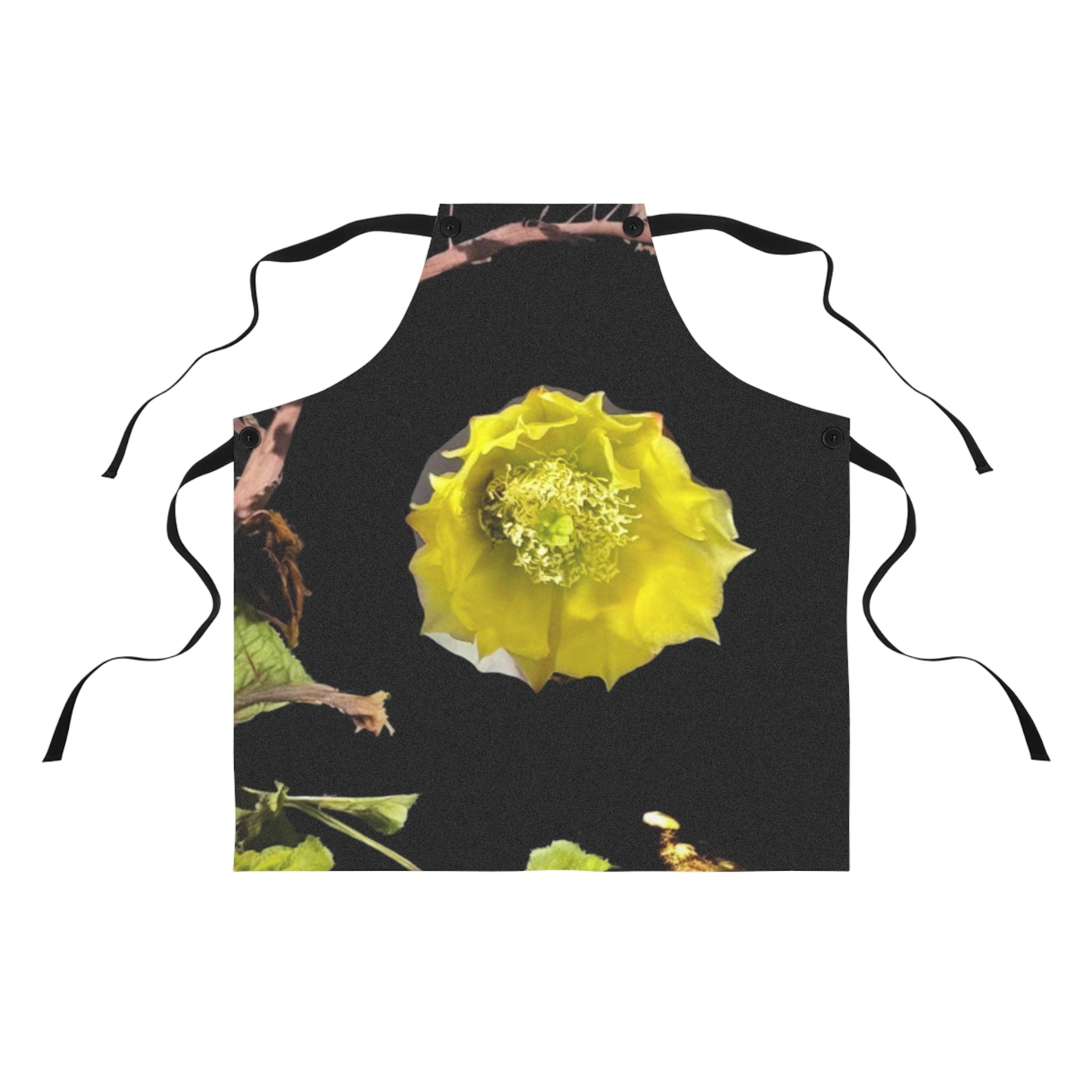 Bee on a Yellow Flower Apron