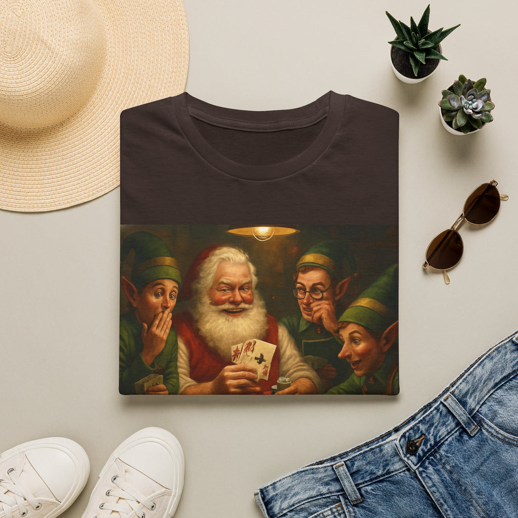 Santa Poker Night Christmas T-Shirt