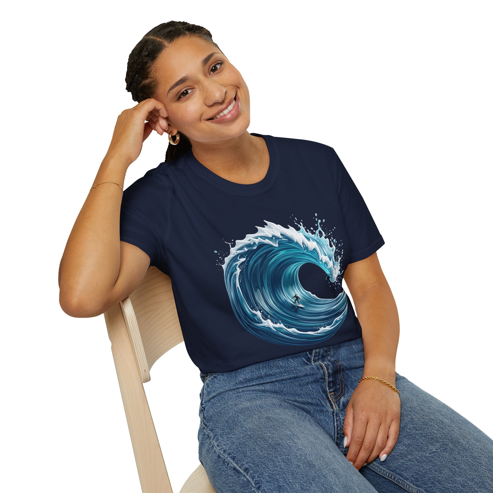 Ocean Wave T-Shirt — Coastal Surf Graphic Tee