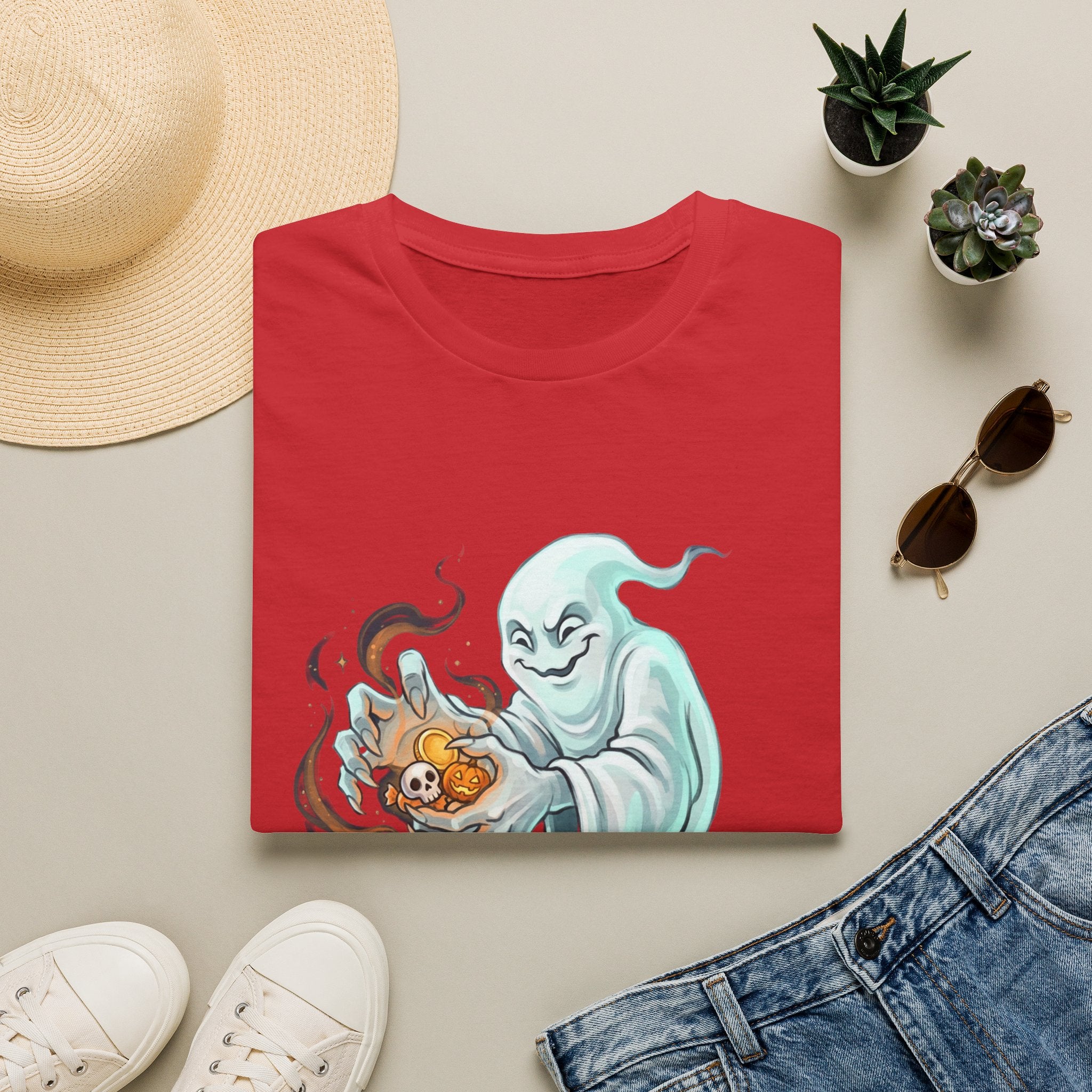 Ghost Portal Halloween Unisex Softstyle T-Shirt