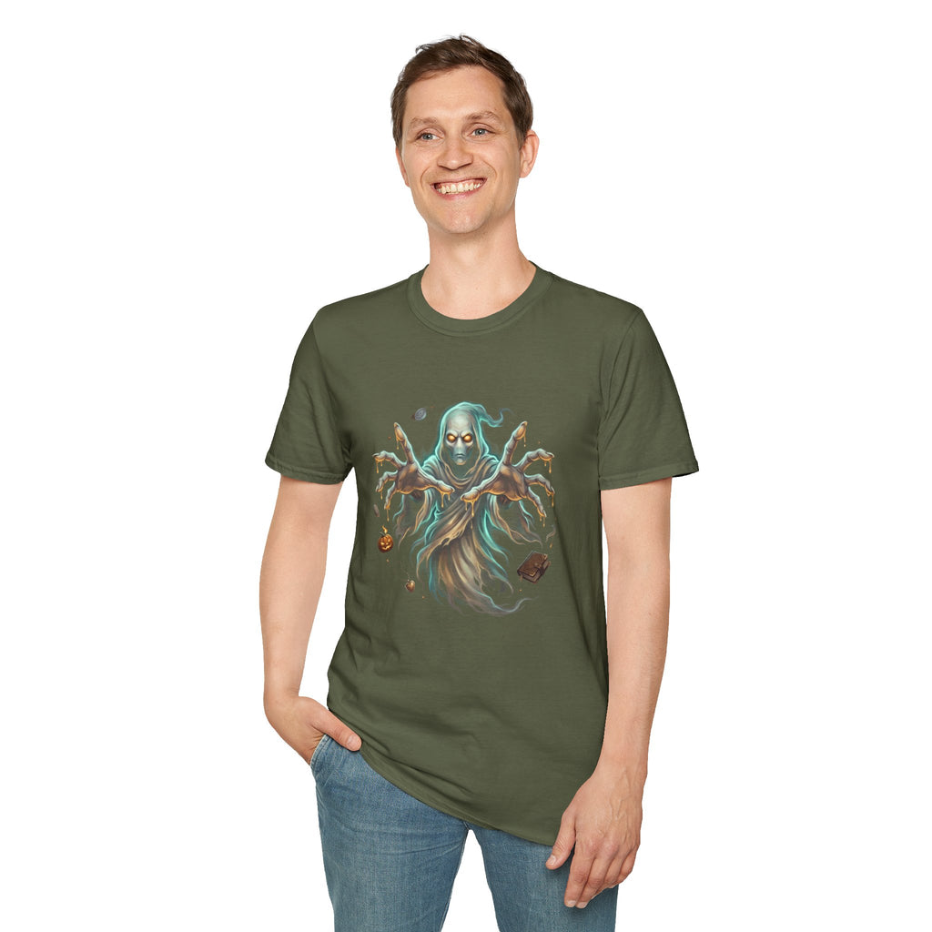Hooded Specter Halloween Unisex Softstyle T-Shirt