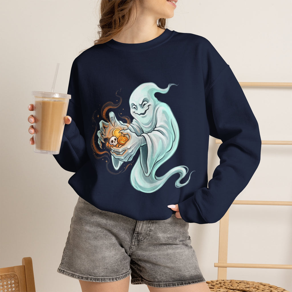 Ghost Portal Halloween Unisex Heavy Blend Crewneck Sweatshirt