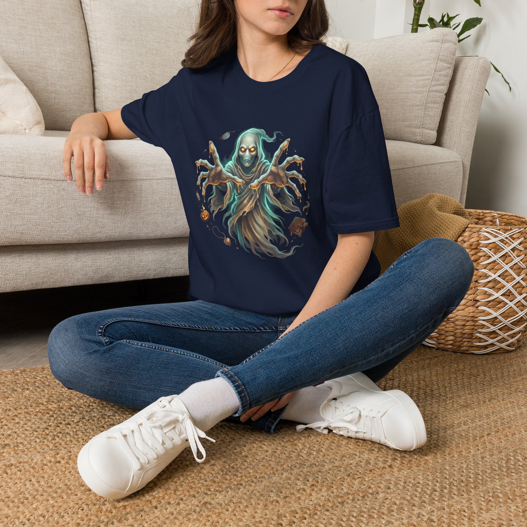 Hooded Specter Halloween Unisex Softstyle T-Shirt