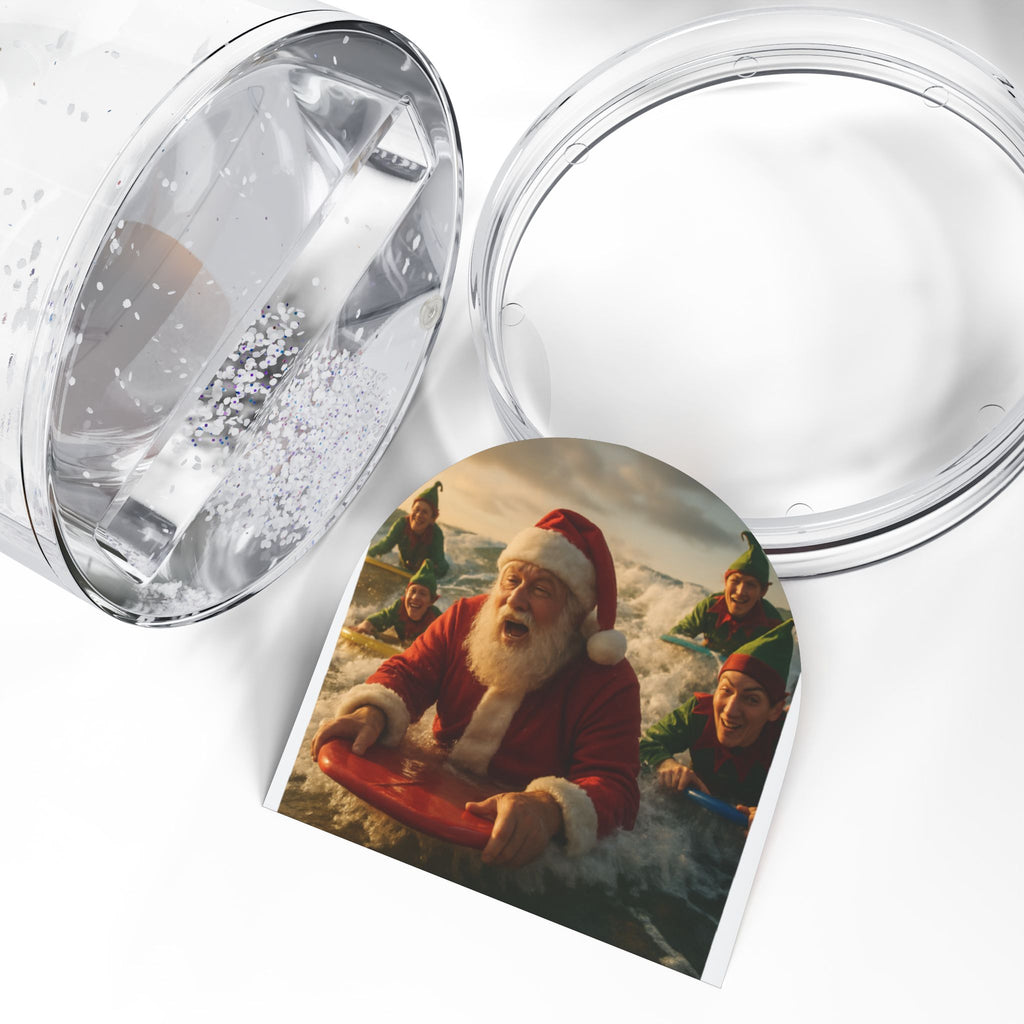 Santa Claus Snow Globe – Festive Holiday Decoration