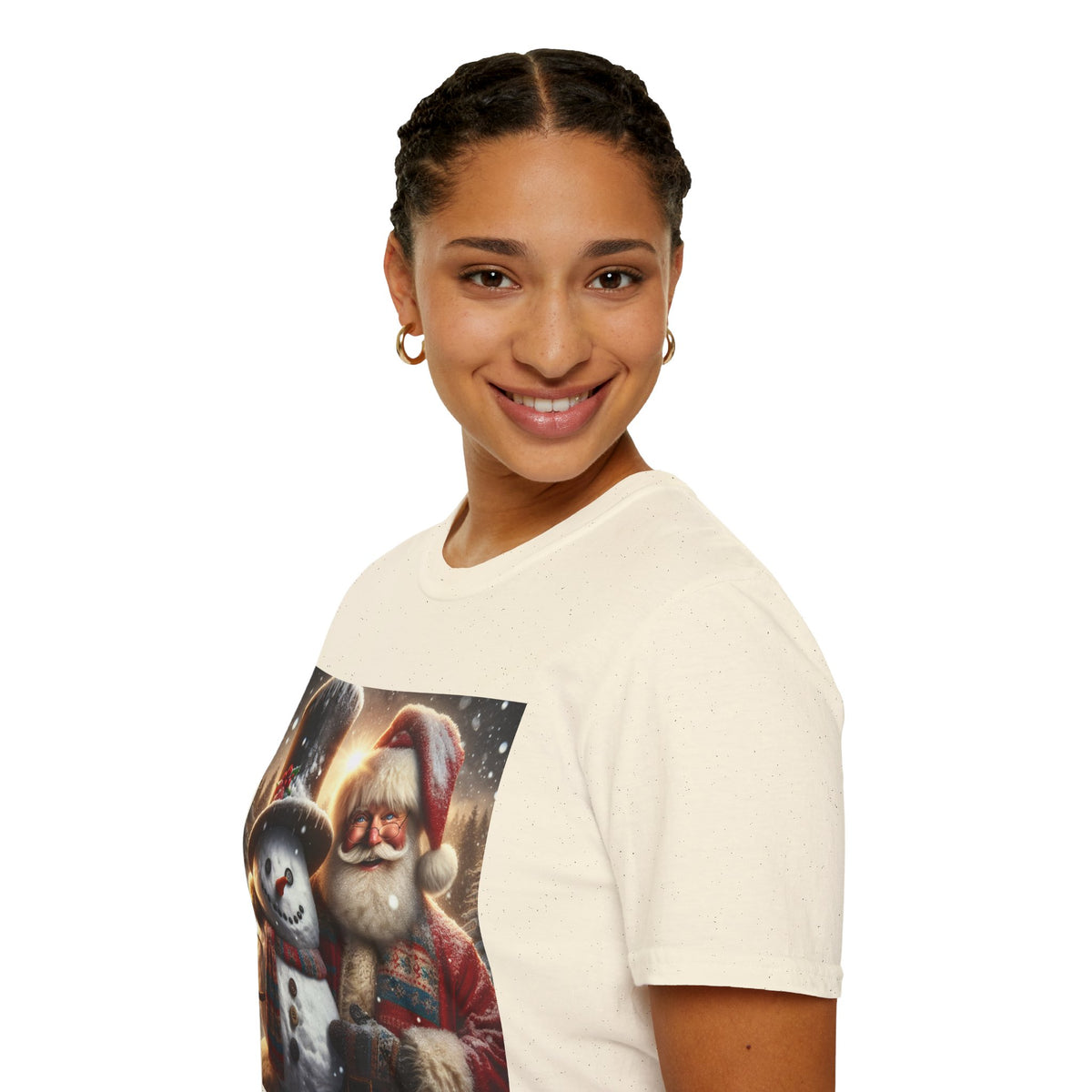Christmas Santa & Snowman T-Shirt