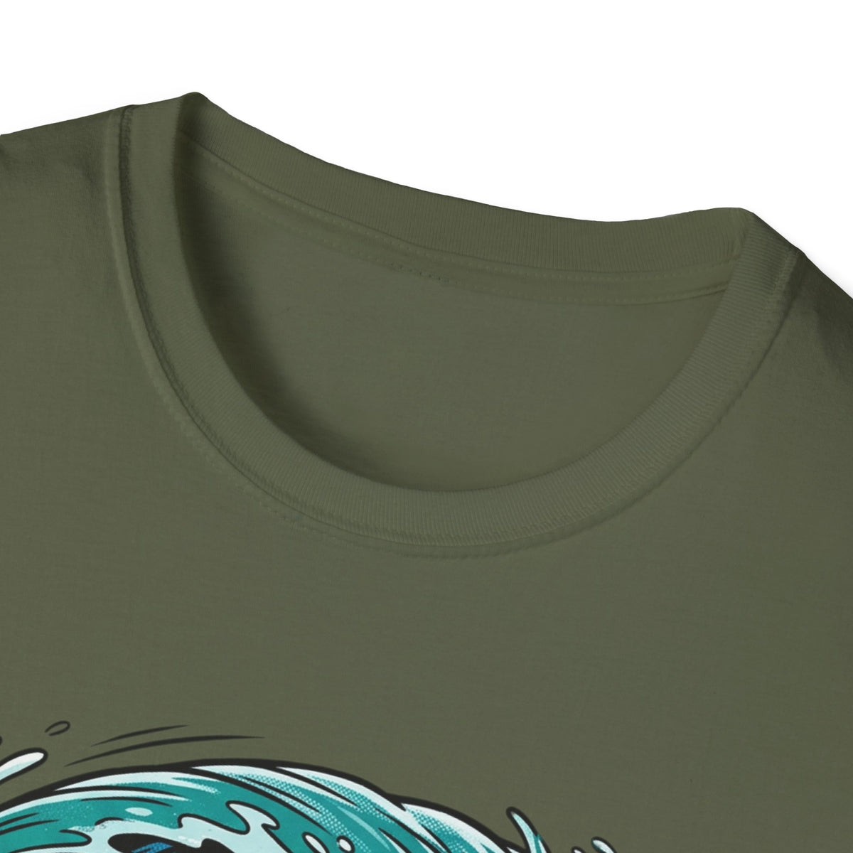 Surfing Santa T-Shirt — Christmas Beach Holiday Tee