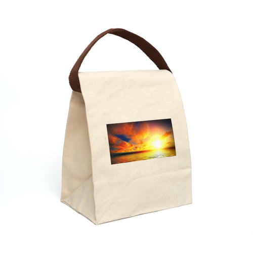 Canvas Lunch Bag With Strap