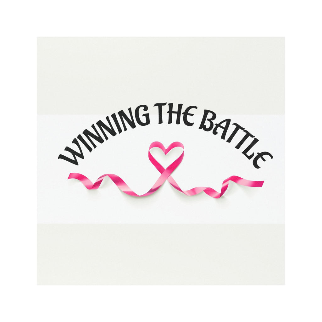 WINNING THE BATTLE car magnet