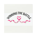 WINNING THE BATTLE car magnet