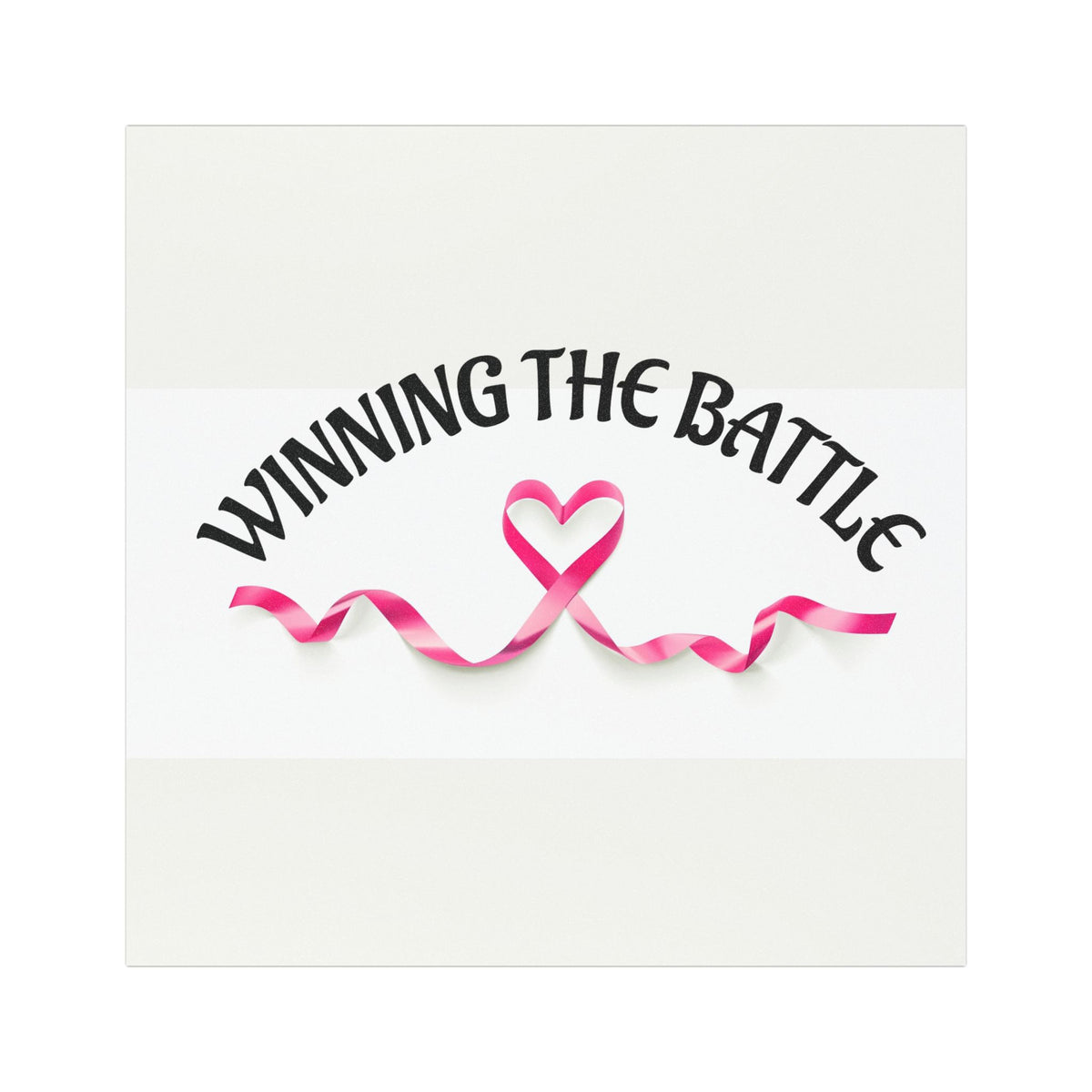 WINNING THE BATTLE car magnet