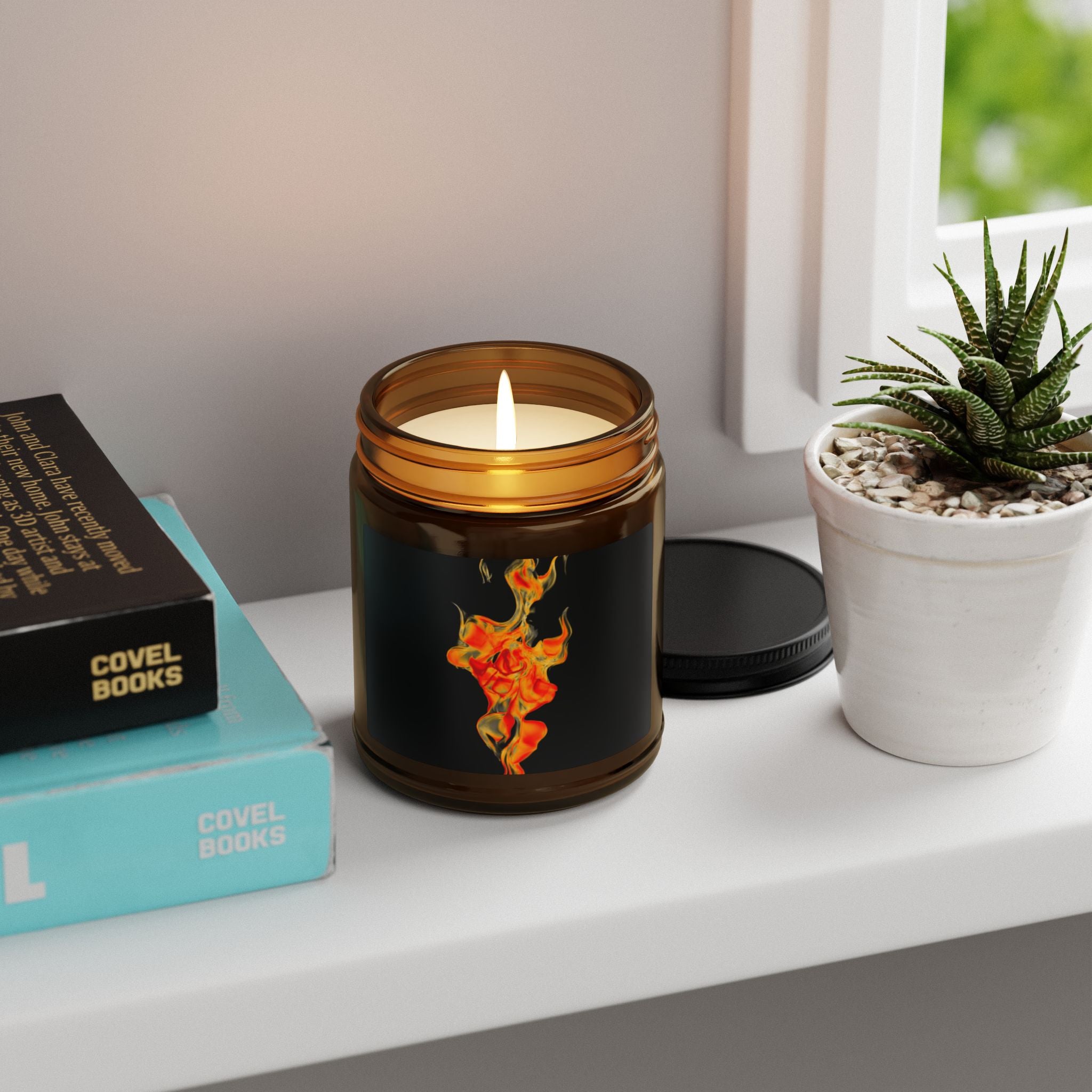Flame Scented Candle (9oz)