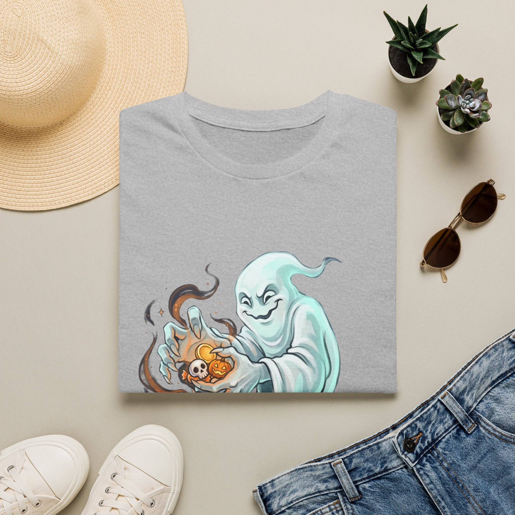 Ghost Portal Halloween Unisex Softstyle T-Shirt